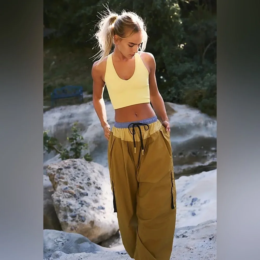 New! Free People Movement Spring Forward Pants ✨ RARE Color Combo✨ Large NWOT! - Picture 5 of 13